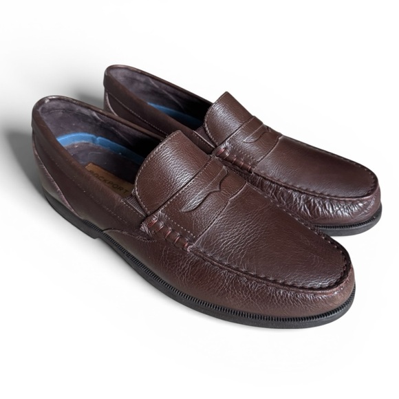 Rockport Other - Rockport Leather Penny Loafers Brown Comfort Dress Shoes Size 10.5